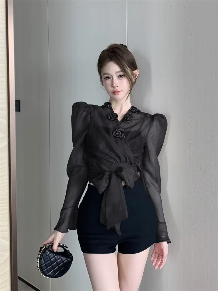 Haut court pulls Kawaii femmes solide plaine Simple régulier décontracté quotidien basique mode dames jeunesse adolescent Preppy collège lumière Gf