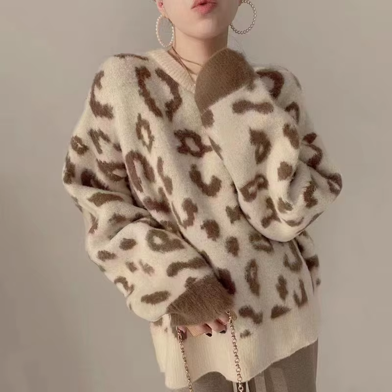 Pull à col ras du cou pour femme