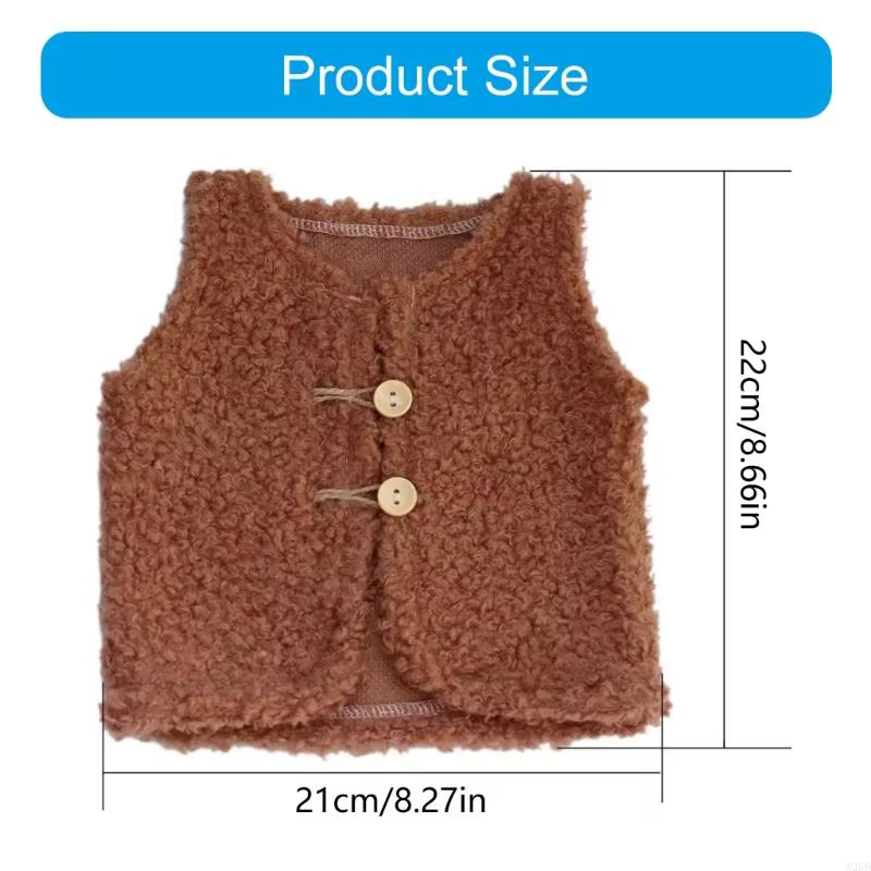 Gilet photographie doux pour bébé, accessoires essentiels pour capturer d'adorables Portraits nouveau-nés confortablement