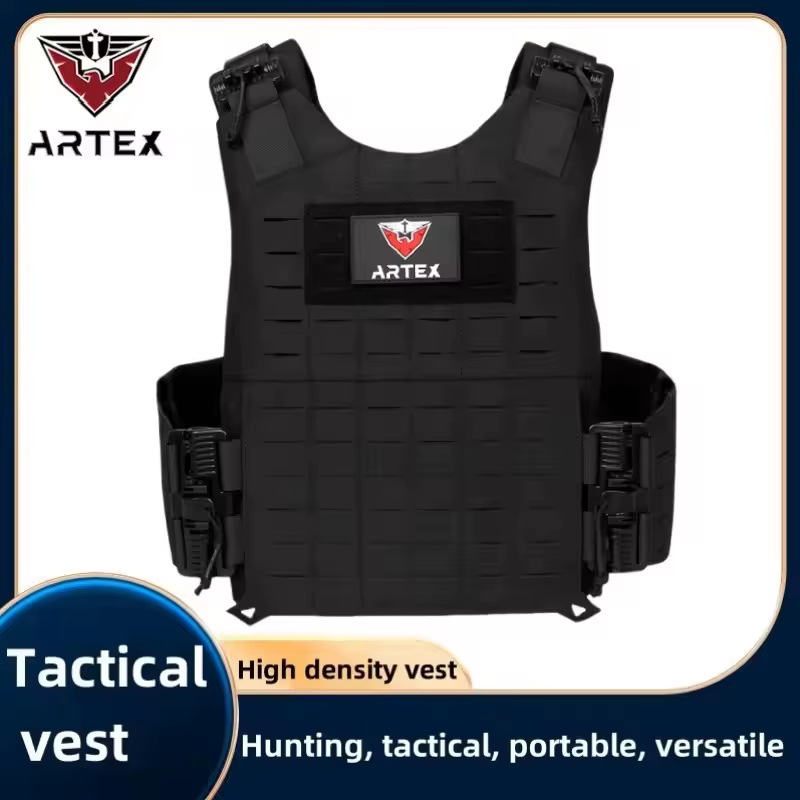 Gilet tactique de chasse en plein air, porte-plaques de protection réglable, équipement de combat Airsoft, modèle 6094