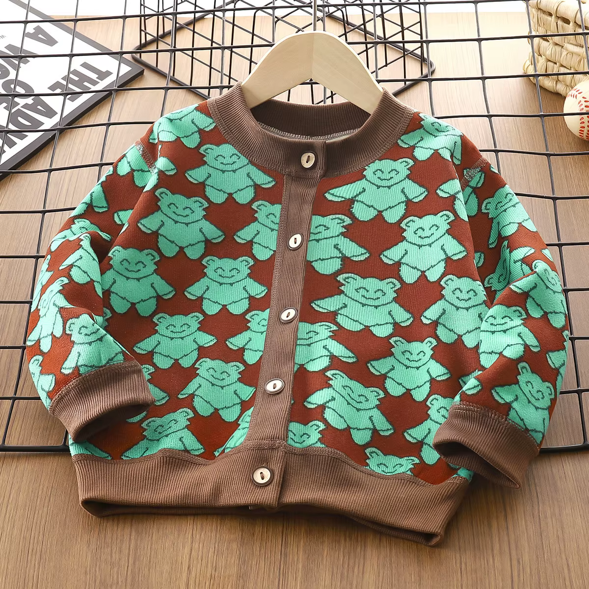 Cardigan pour enfants automne hiver garçons filles veste décontractée bébé pull pull confortable vêtements pour enfants tenue
