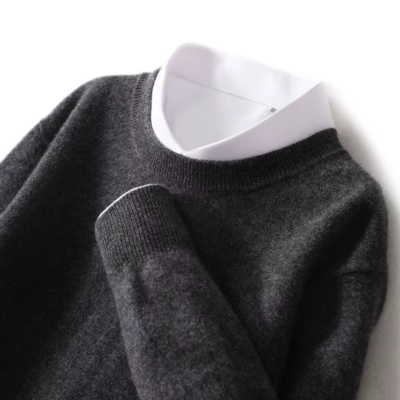 Grande taille S-5XL pull haut de gamme 100 % laine mérinos