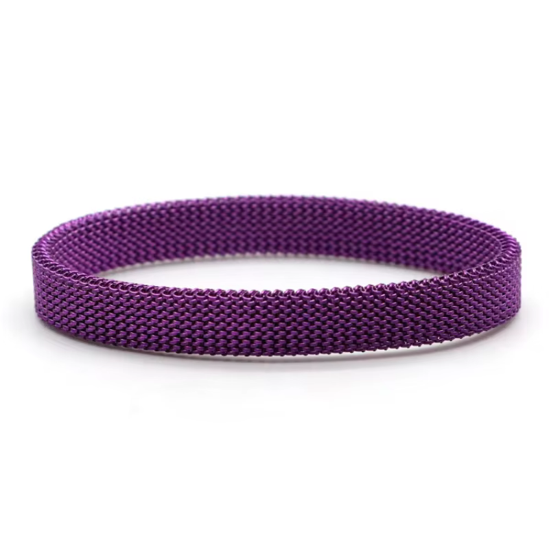 Bracelet en maille élastique de haute qualité, bracelet classique Reflexions en maille, adapté pour sortir et assister à des fêtes
