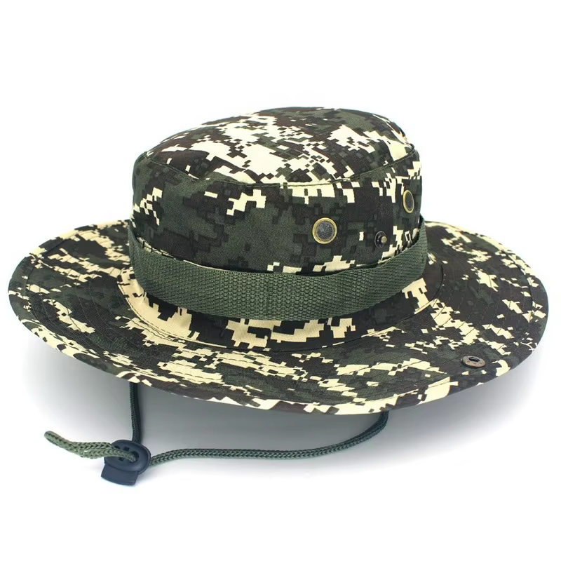 Casquette tactique de Camouflage Boonie seau chapeau casquettes Camouflage hommes Sports de plein air soleil seau casquette pêche randonnée chasse chapeaux