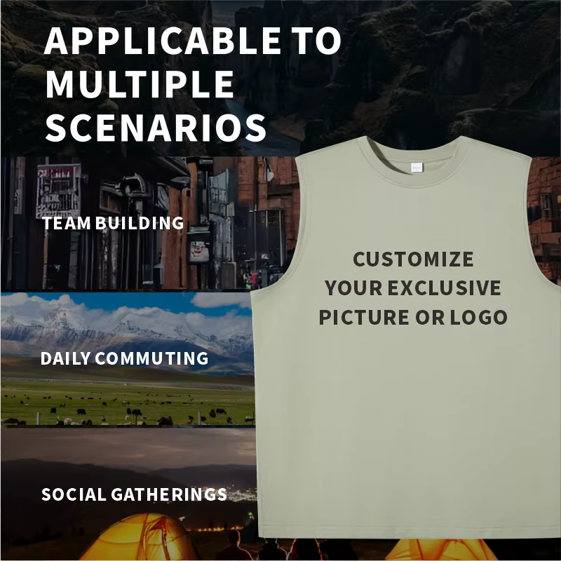 Gilet personnalisé pour hommes et femmes, impression gratuite, image de logo, t-shirt photo, chemise de sport, chemise de culture d'activité en plein air