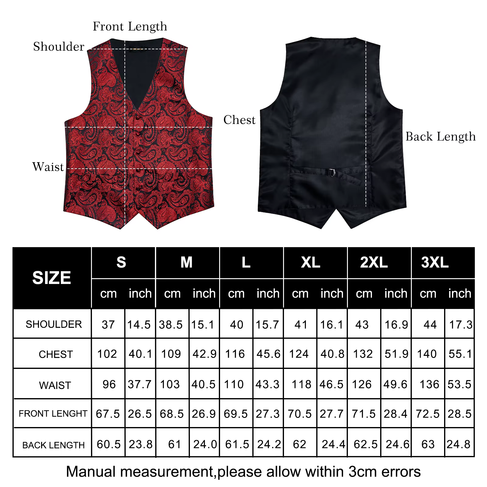 DiBanGu – costume Paisley en soie rouge pour hommes, gilet de luxe pour fête de mariage, cravate, boutons de manchette, smoking, Blazer masculin