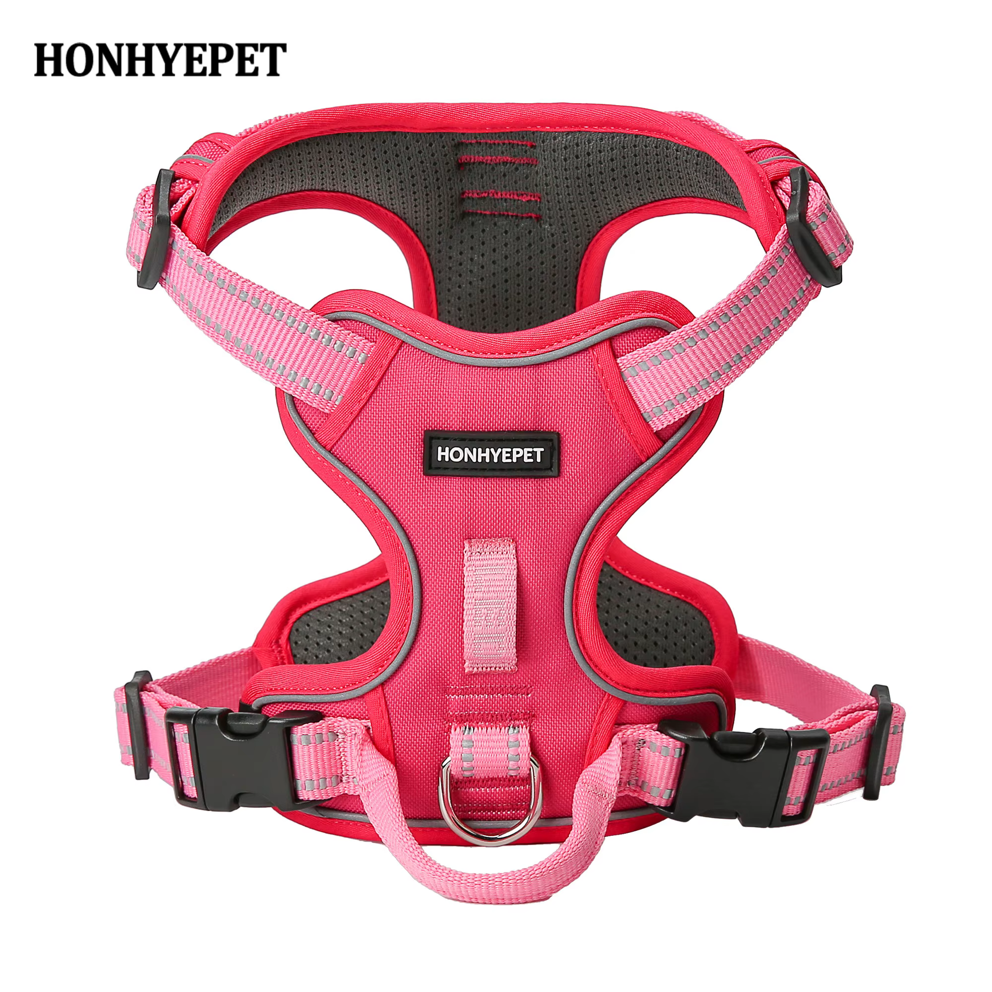 Harnais pour chien de type veste HONHYEPET HH9101, anti-traction, pour la promenade en extérieur, adapté à tous les chiens