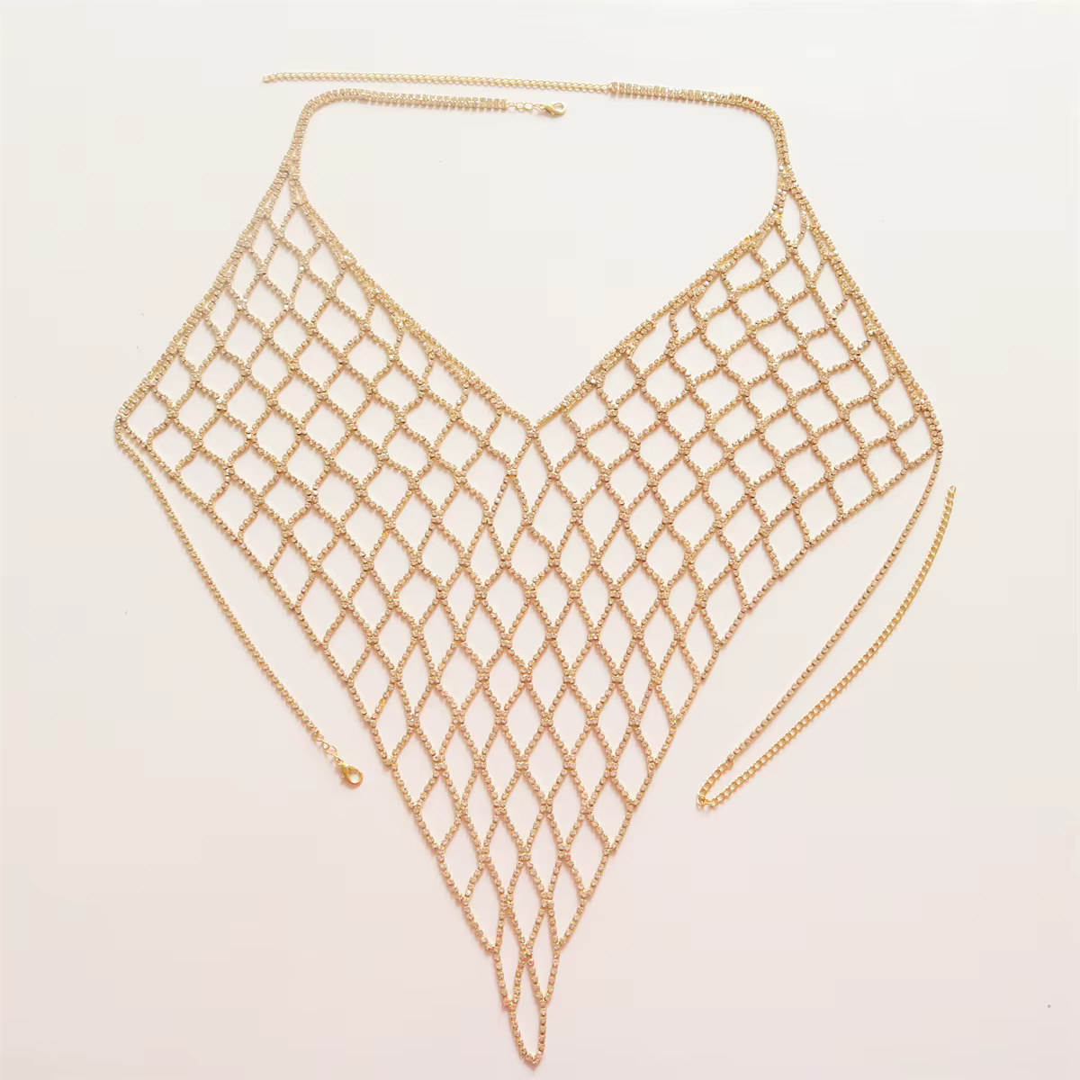 Soutien-gorge sexy en maille cristal, contre-indiqué, pour plage, bar, corps, bijoux de luxe, mode dames, accessoires