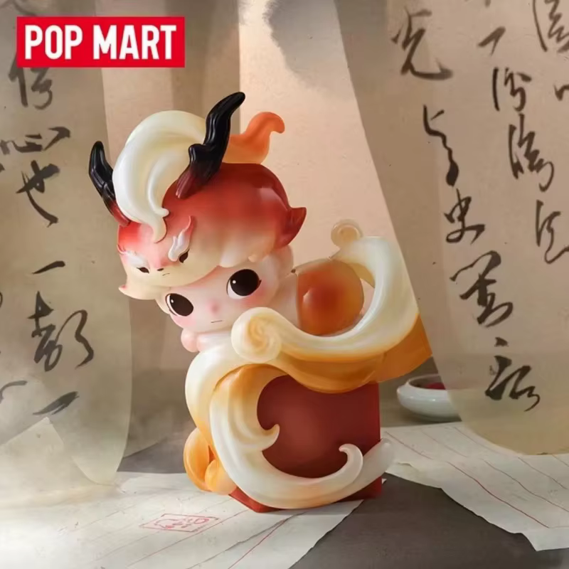 POP MART Hot Original Dimoo histoires dans la tasse série Anime figurine jouets à la mode mignon poupée modèle jouet cadeaux d'anniversaire