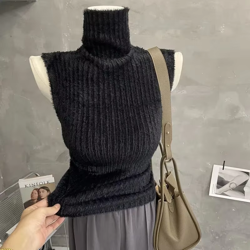Pull à col roulé pour femmes