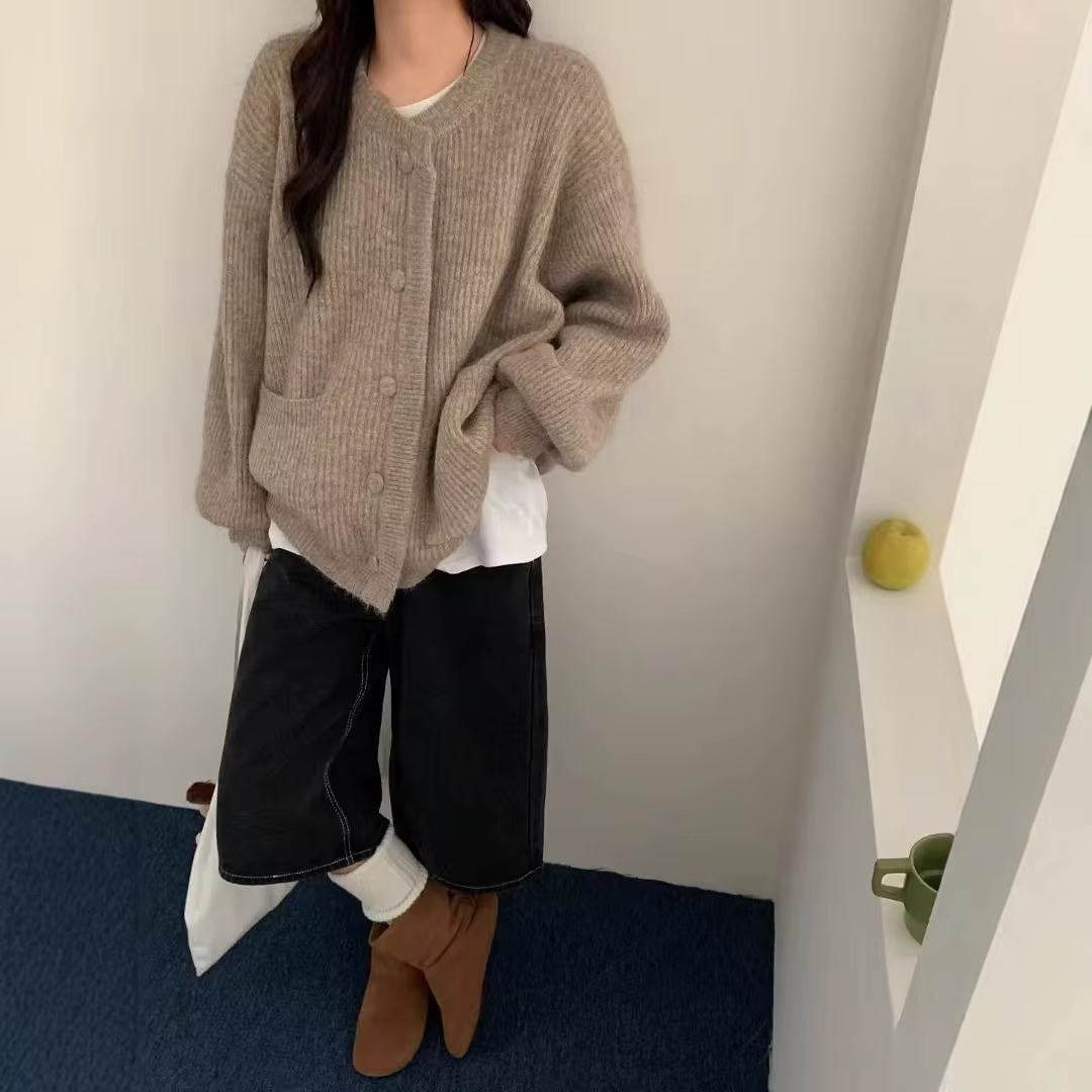 Cardigan pull pour femme pour l'automne et l'hiver