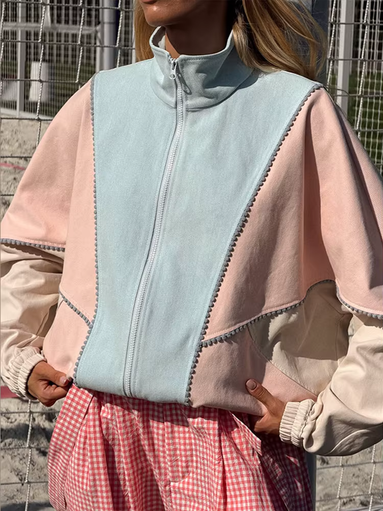 Ensemble jupe et veste pour femme, col en V en dentelle, taille cintrée, veste courte à simple boutonnage, épaules rembourrées, jupe droite unie, costume décontracté