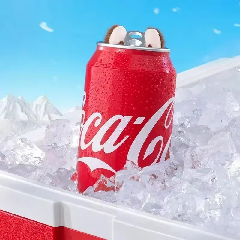 POP MART LABUBU THE MONSTERS COCA-COLA Series Blind Box Surprise Mystery Box Figurine d'action mystère Décoration de bureau à domicile