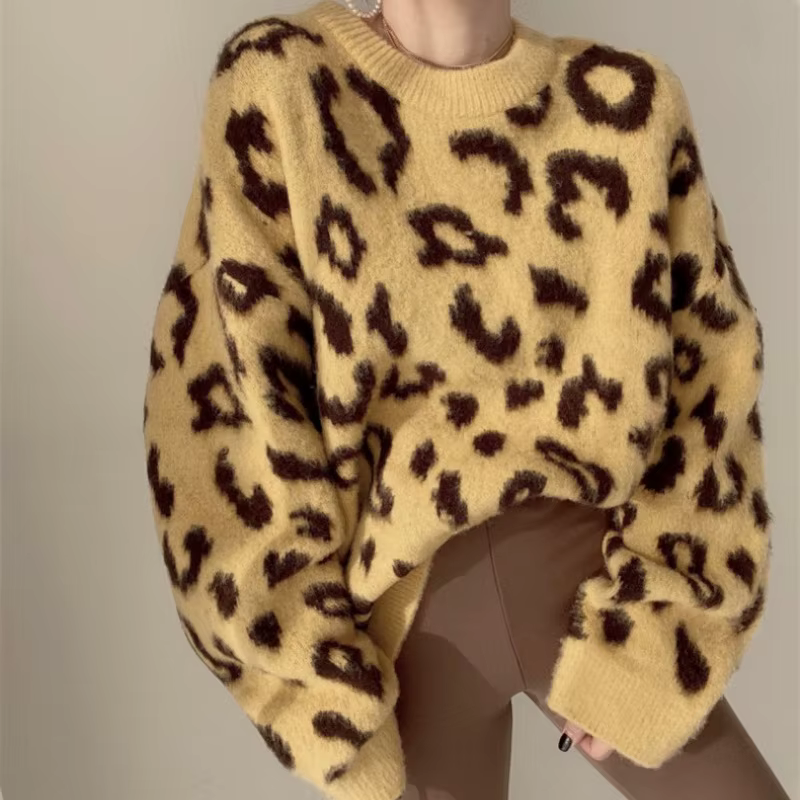 Pull à col ras du cou pour femme