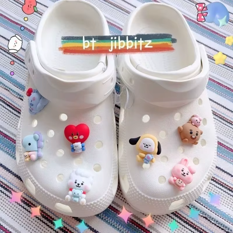 Koya RJ Shooky Man Tata Chimmy Cooky DIY Cartoon Cute Shoe Buckle Three-dimensional