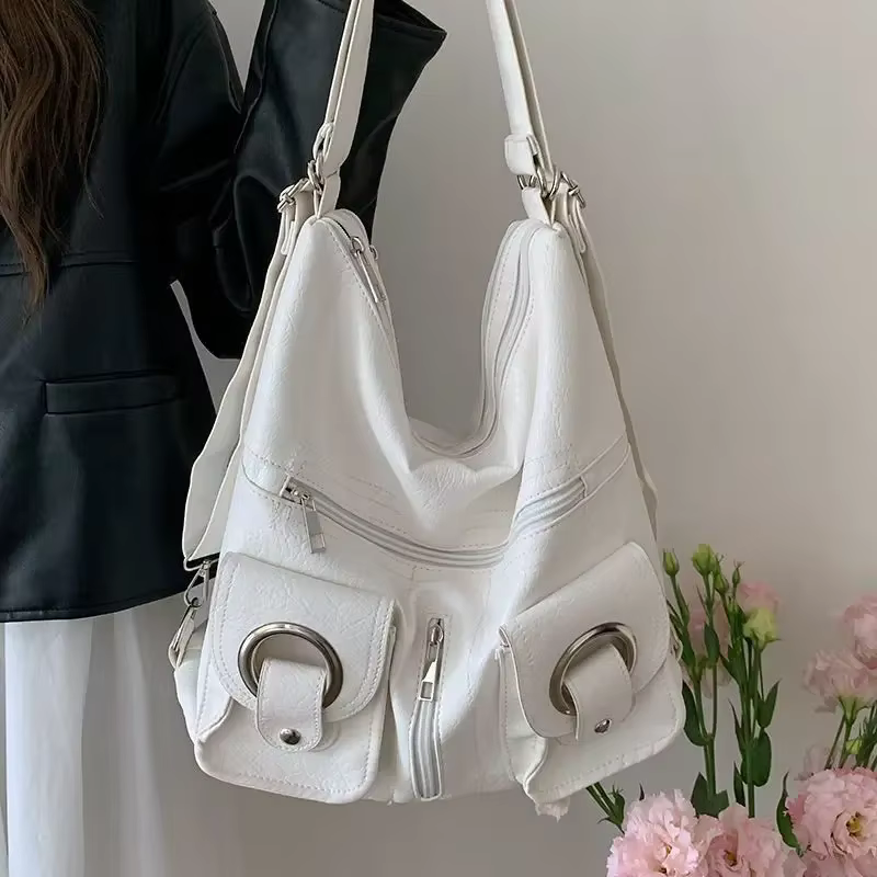Sac à dos Vintage en cuir pour femmes, sac à bandoulière multifonctionnel, mode dames, sac à dos carré portable étanche