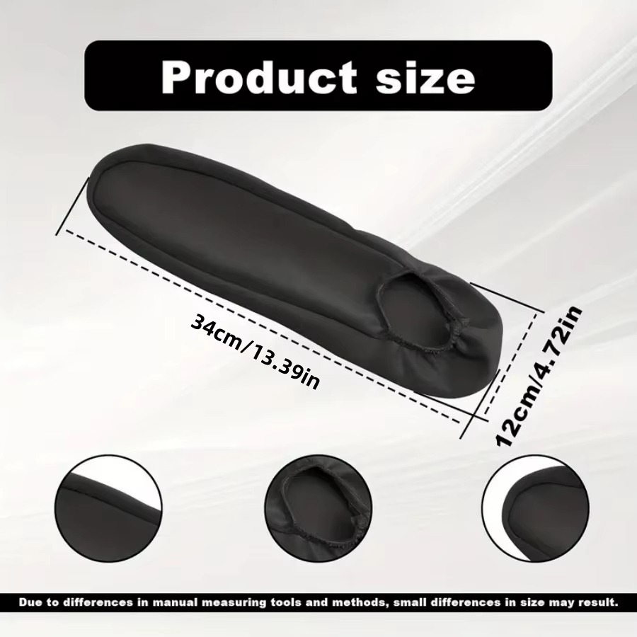 1 paire de housses de protection pour accoudoirs de voiture, lavables avec poches de rangement latérales, adaptées aux accoudoirs de SUV/camion