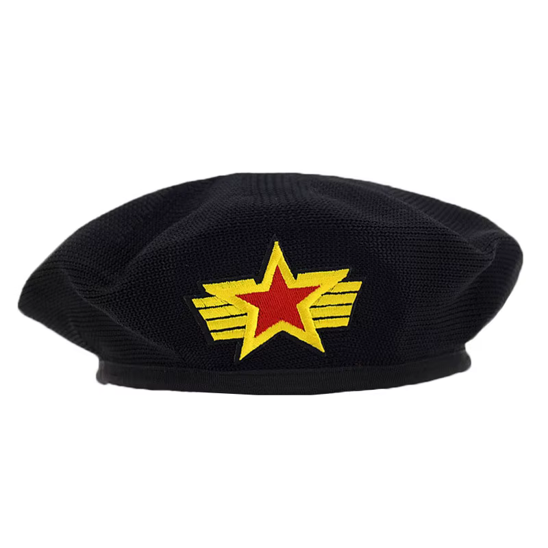 Chapeaux de Cosplay pour Spectacles de Danse Marin, Bérets, Chapeaux de Marin à Emblème Étoile, Casquettes Militaires Trilby pour Enfants, Adultes, Hommes et Femmes
