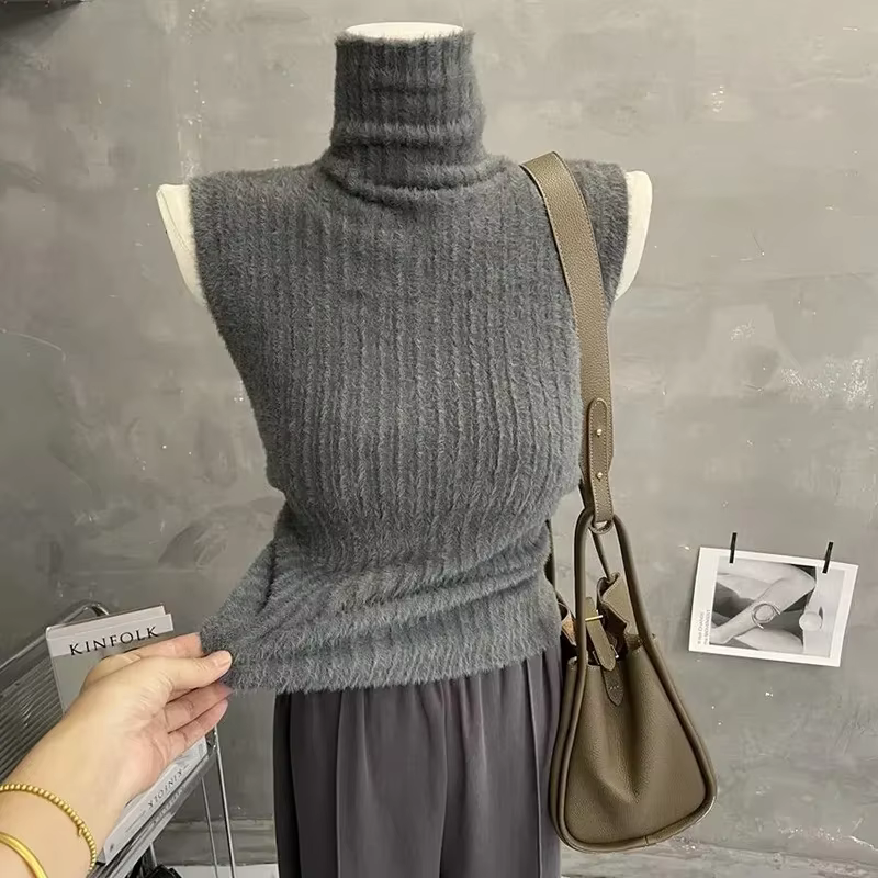 Pull à col roulé pour femmes