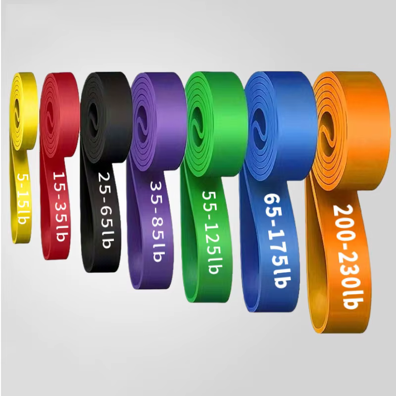 Bande de résistance robuste, ceinture élastique en Latex, aide à la traction pour l'entraînement Pilates, Fitness, exercice corporel en forme de gymnastique à domicile