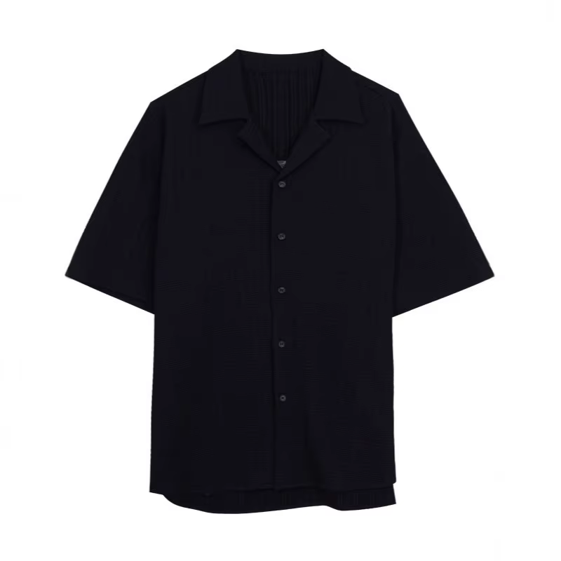 T-shirt décontracté polyvalent à col cubain et manches courtes pour homme, nouvelle collection été 2026