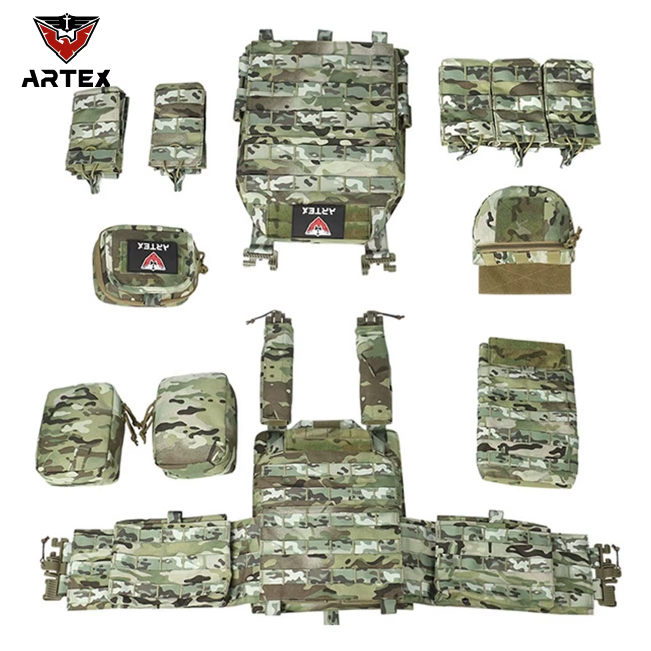 Taille et épaule de sac d'extension à boucle à dégagement rapide, grand gilet avec maille respirante à l'intérieur, gilet de chasse