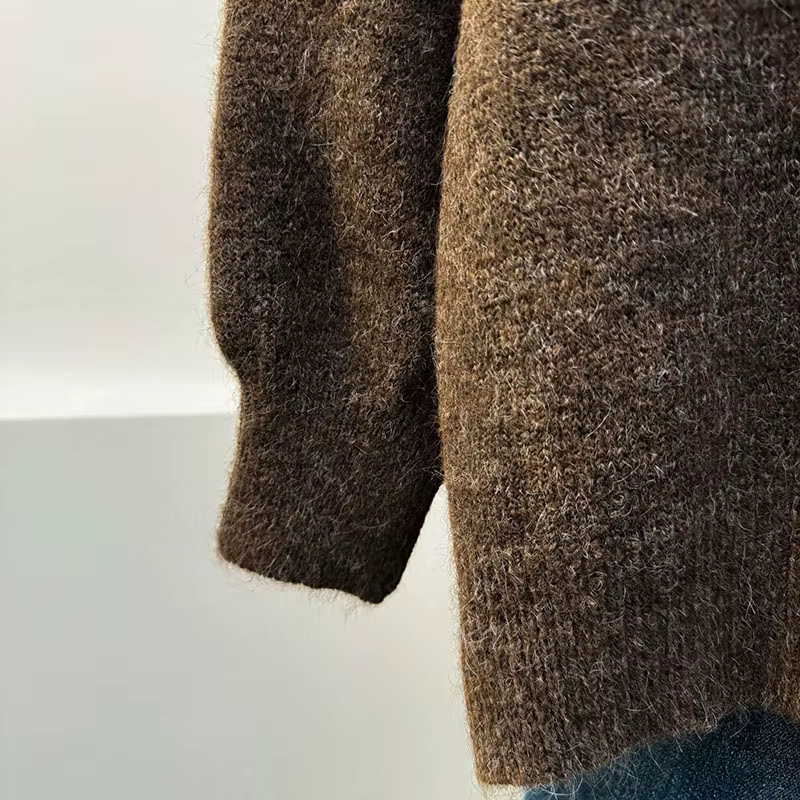 Cardigan en cachemire tricoté pour femme