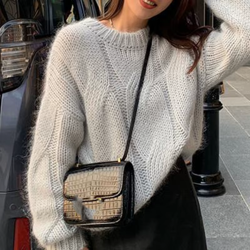 Biyaby-Pull torsadé pour femme