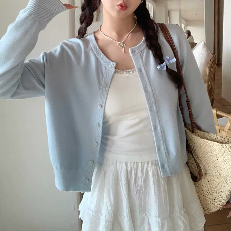 Pulls tendance à manches longues en tricot pour femmes