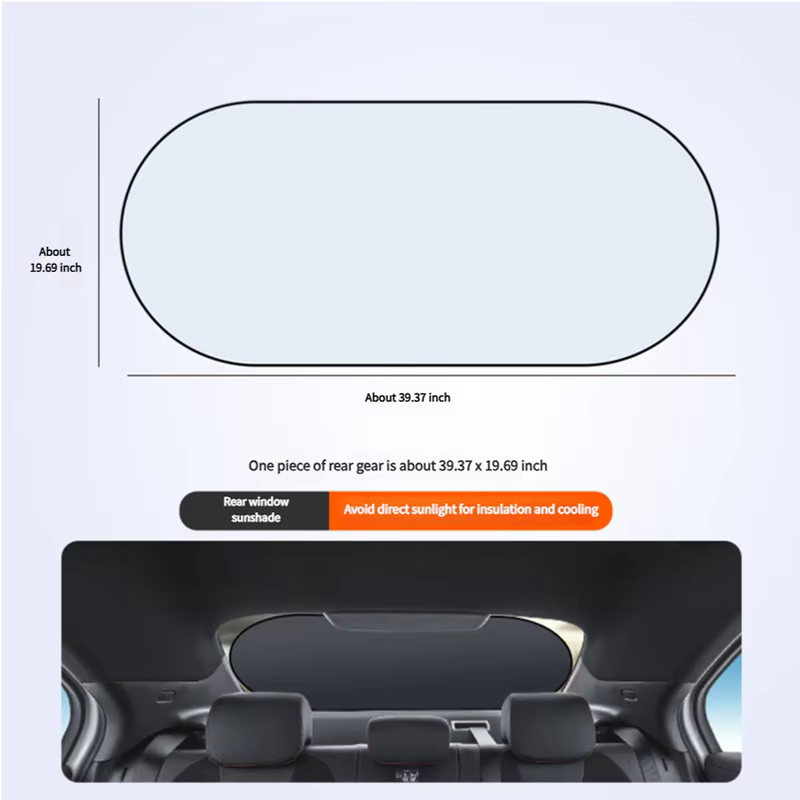 Pare-soleil réfléchissant UV pour voiture, protection solaire pour pare-brise arrière, isolation thermique, rideaux d'intimité pour voiture, pliables et rétractables