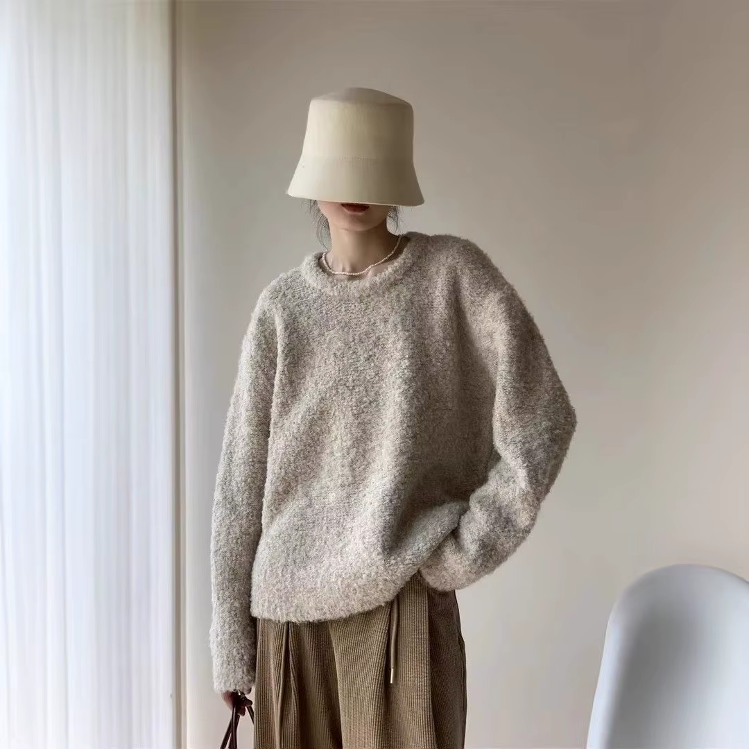 2025 automne et hiver pull col rond