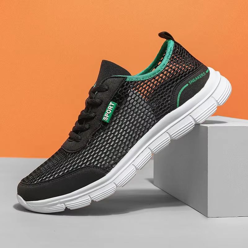 Baskets d'été en maille respirante pour hommes, mocassins confortables à semelle souple, chaussures de pataugeoire de plage polyvalentes, Tenis Masculino