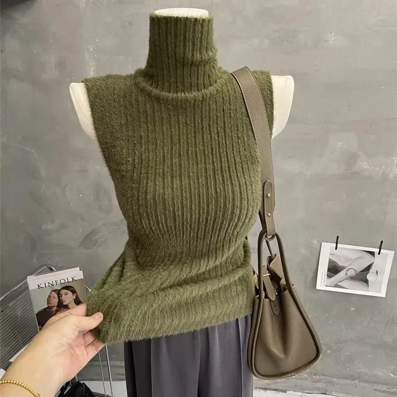 Pull à col roulé pour femmes