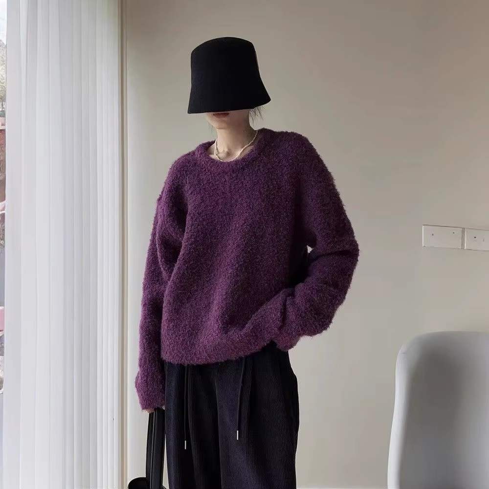2025 automne et hiver pull col rond