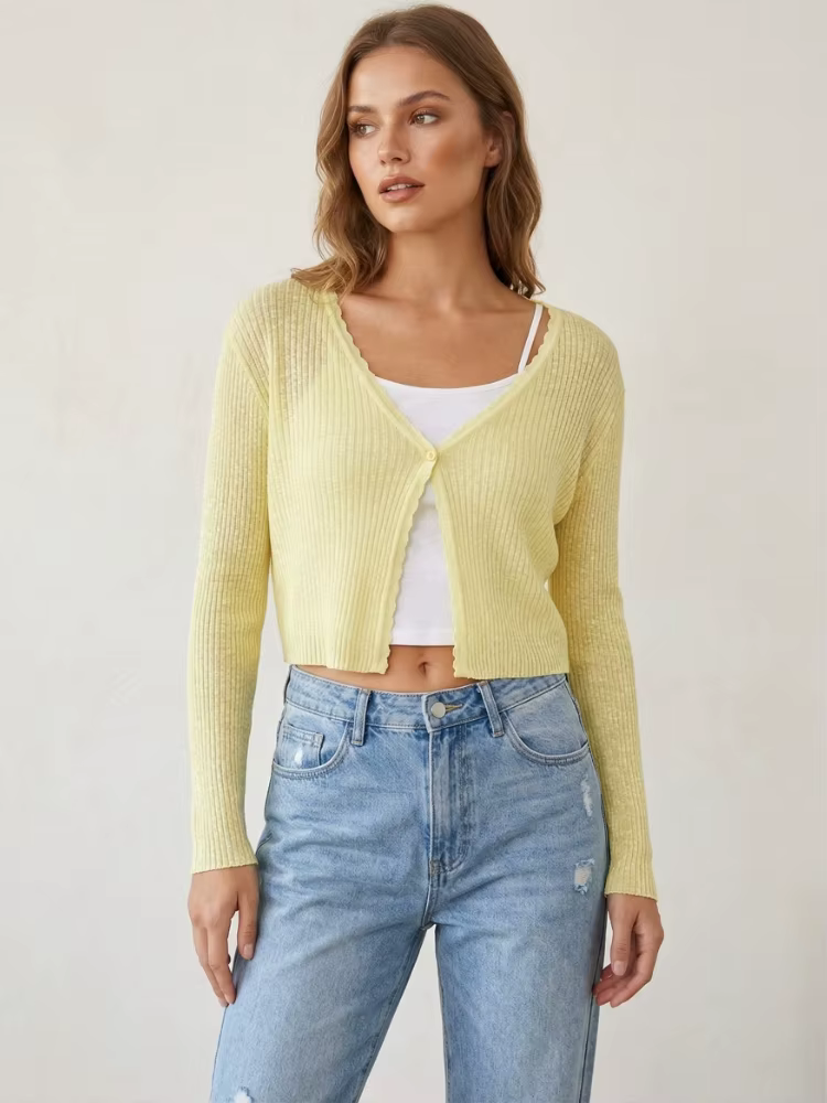 Cardigans de mode coréenne 2026 pour femmes