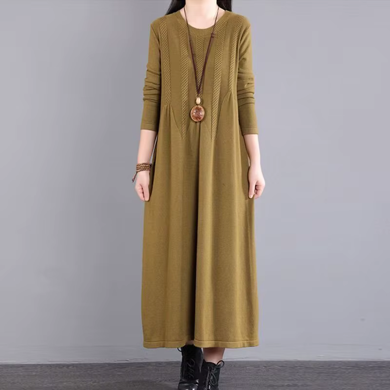 Ropa De Mujer nouveaux Pulls femme vêtements ample longue robe pull printemps automne femmes