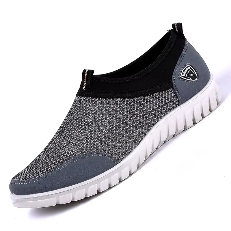 Baskets en maille pour hommes, chaussures respirantes, décontractées, à enfiler, mocassins de marche décontractés, été, 2023