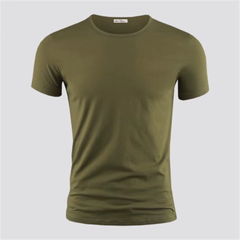 2026 hommes T-Shirt couleur Pure col en V à manches courtes hauts T-Shirts hommes T-Shirt collants noirs homme T-Shirts Fitness pour vêtements masculins