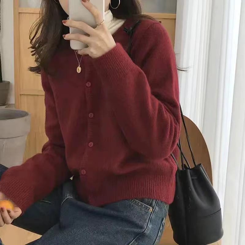 Xpqbb-Pull à Simple Boutonnage pour Femme