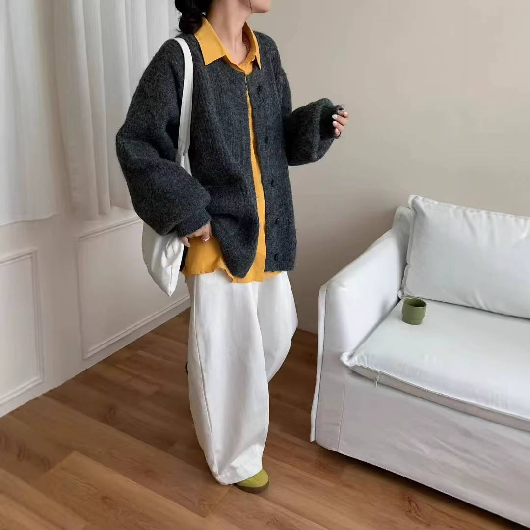 Cardigan pull pour femme pour l'automne et l'hiver
