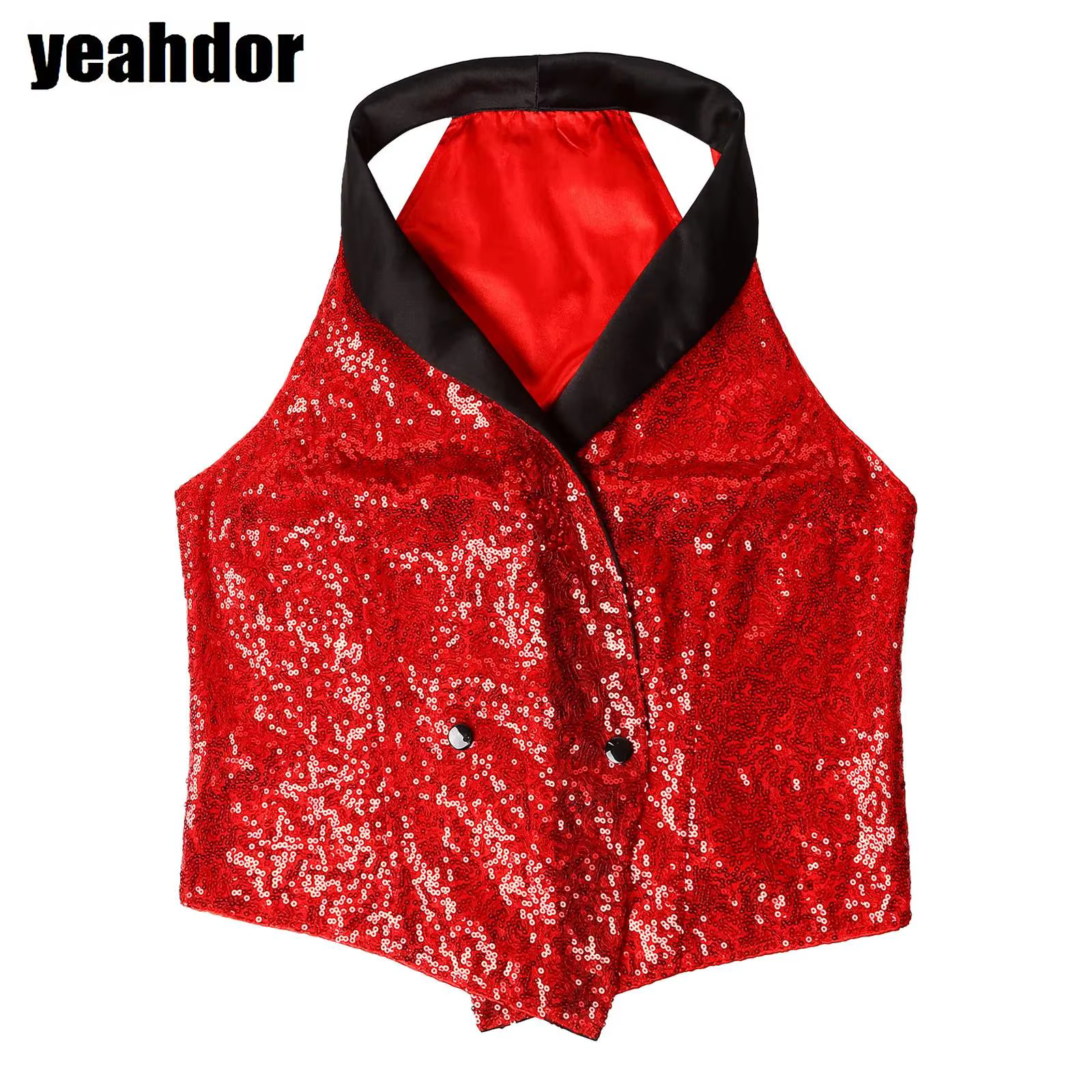 Gilet à paillettes pour femmes
