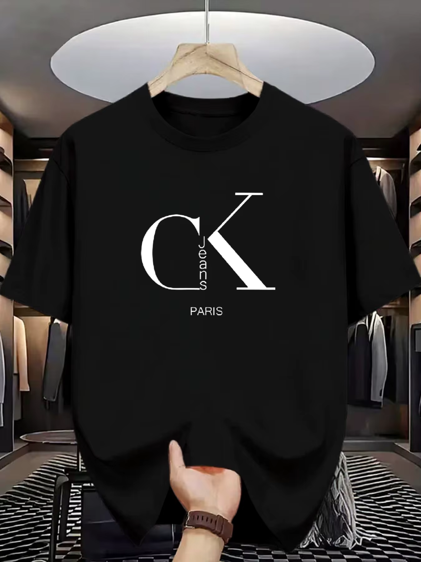 T-shirt pour homme de haute qualité, imprimé avec des lettres amusantes, décontracté, streetwear cool, t-shirt pour homme à col rond, hauts pour homme