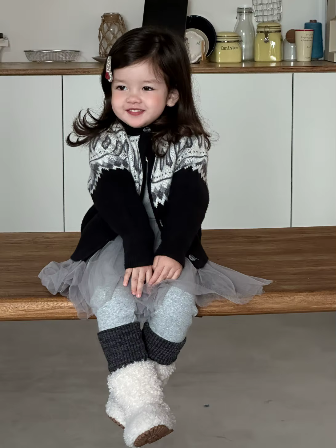 2025 hiver nouveau bébé fille à manches longues pull décontracté enfants tricot Cardigan enfants filles épais chaud pull manteau vêtements pour bébés