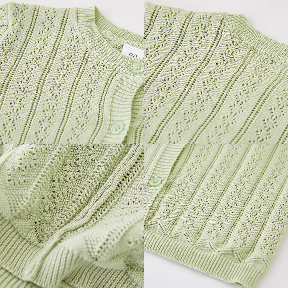 Cardigan à lèvent Vert pour Fille de 1 à 6 Ans, Pull d'Été de Couleur Bonbon Clair, 107, Vêtements pour Enfants de 1, 2, 3, 4, 5, 6 Ans