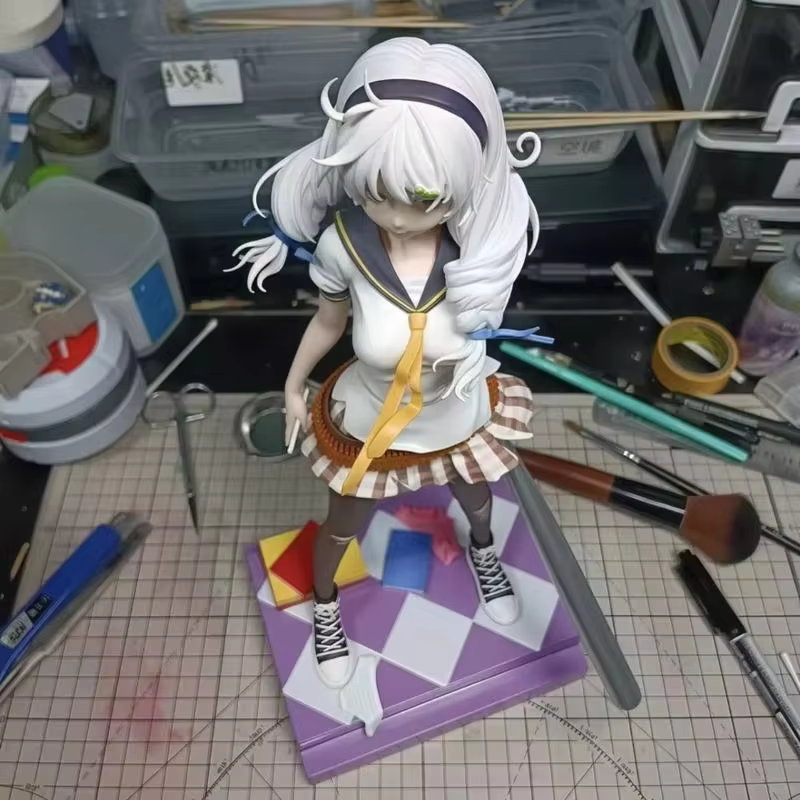 Figurines Honkai Impact 3 Kiana Kaslana, figurines kawaii, périphériques de jeu, collection de modèles de statues, décorations de bureau, jouets, cadeau d'anniversaire