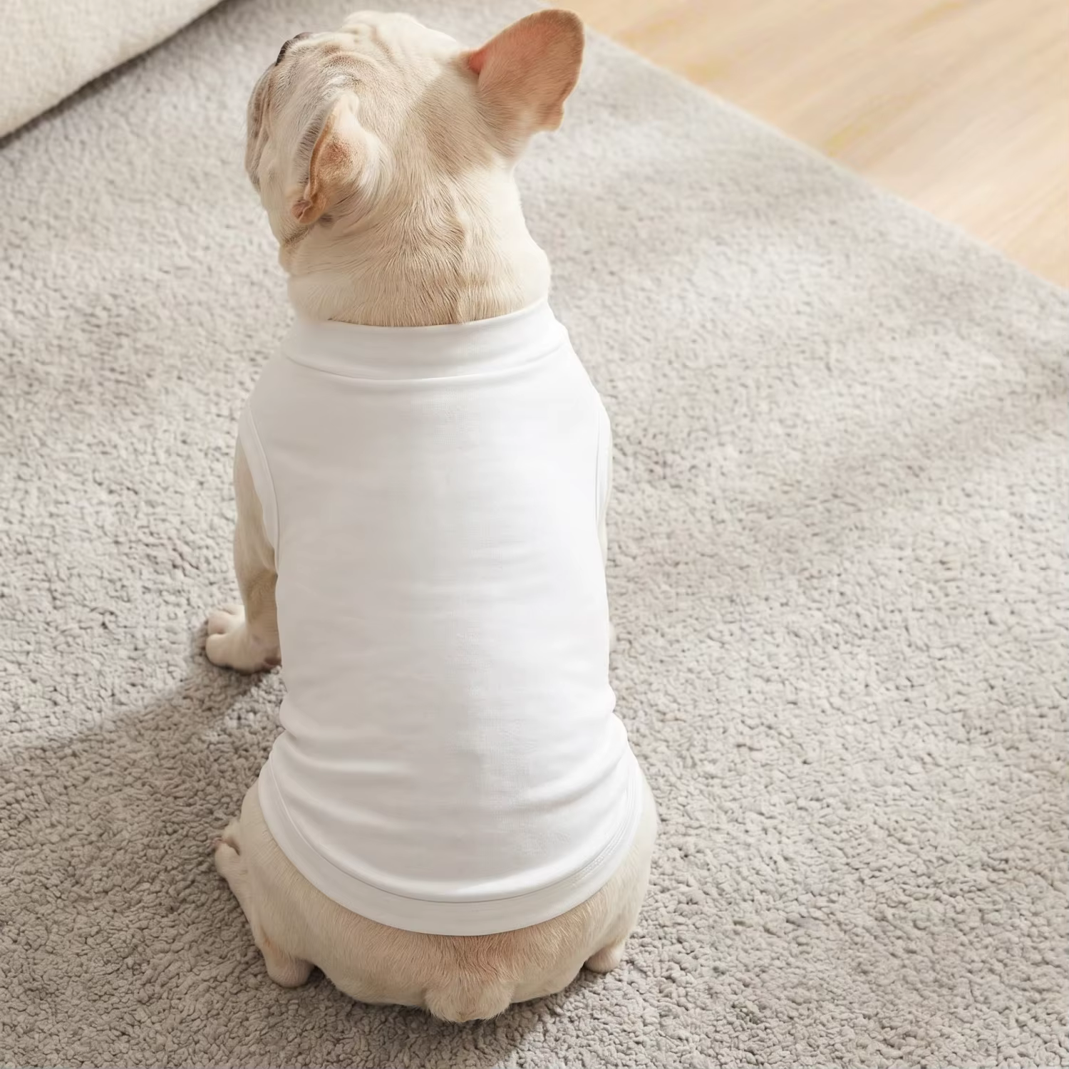 Vêtements pour grands chiens, gilet de couleur unie pour Golden Retriever, Labrador, Husky, T-shirt sans manches pour chien, tenue d'été et de printemps pour animaux de compagnie