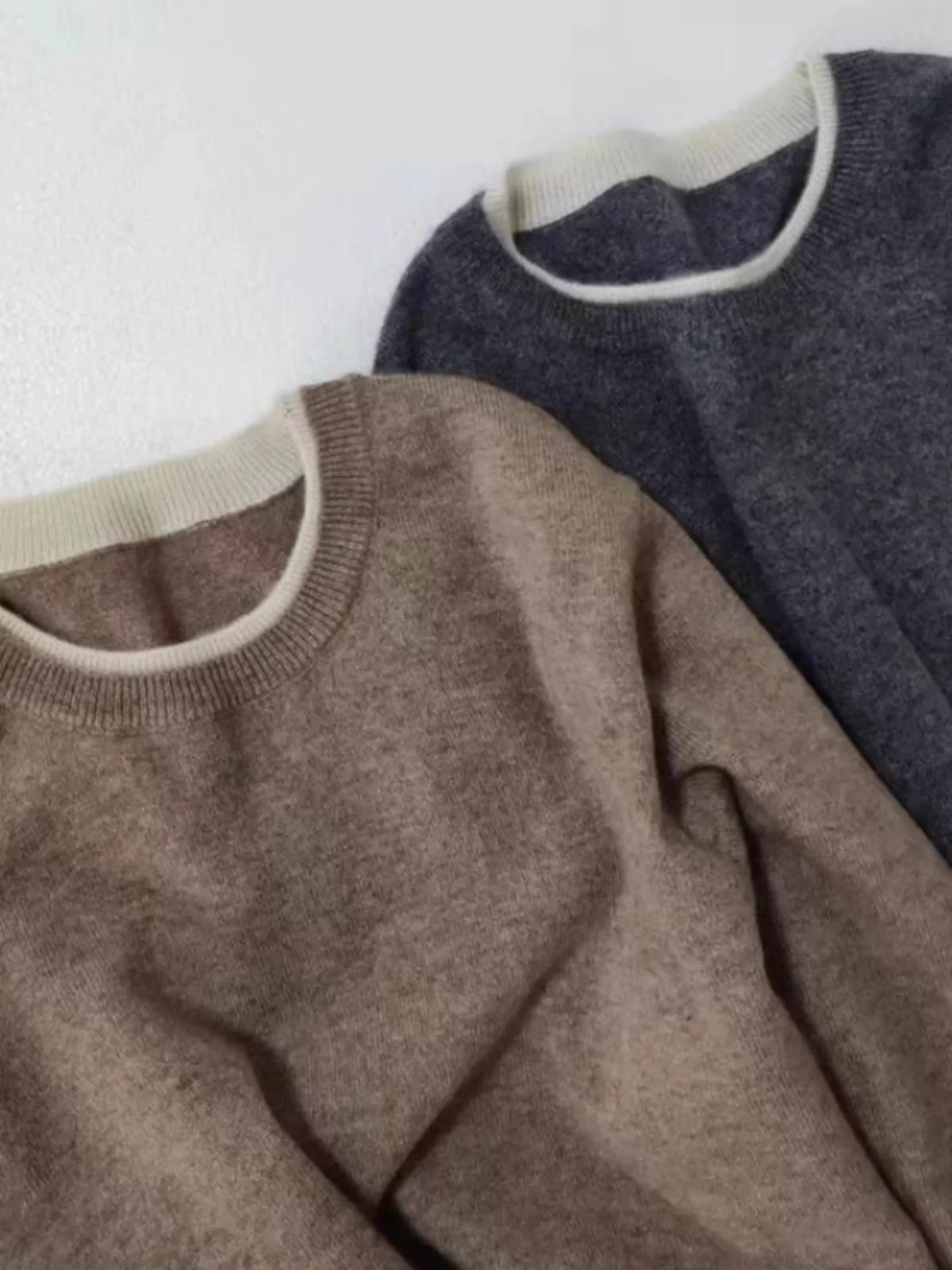 Pull en cachemire pur à col rond pour femme, pull en tricot, grande taille, laine, astronomique, automne, hiver
