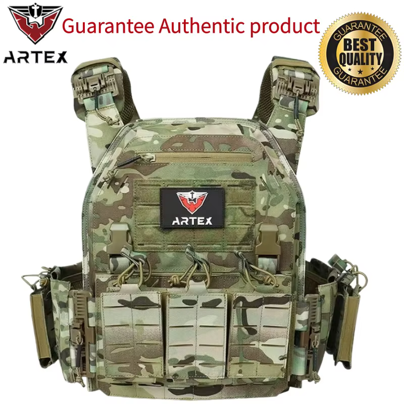 Gilet tactique porte-plaque de chasse en plein air, gilet de protection réglable, équipement de Combat Airsoft