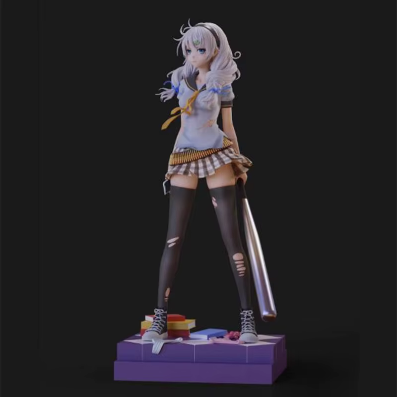 Figurines Honkai Impact 3, figurine Kiana Kaslana, périphériques de jeu Kawaii, collection de modèles de statues, décorations de bureau, jouets, cadeau d'anniversaire