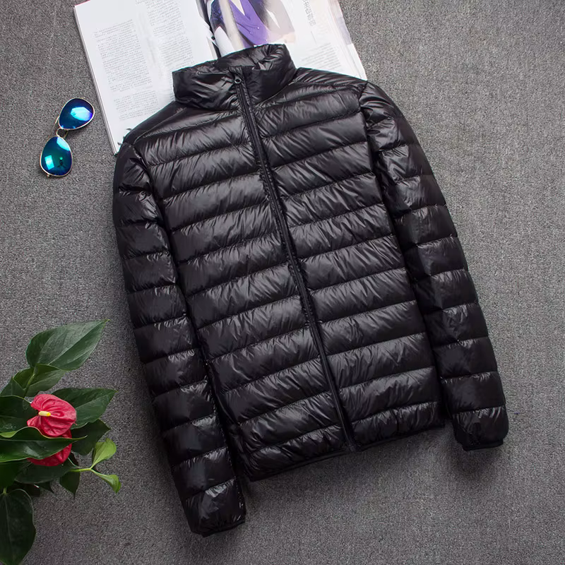Nouveau automne et hiver doudoune hommes mode à capuche Super léger chaud mince manteau doudoune hommes manteau